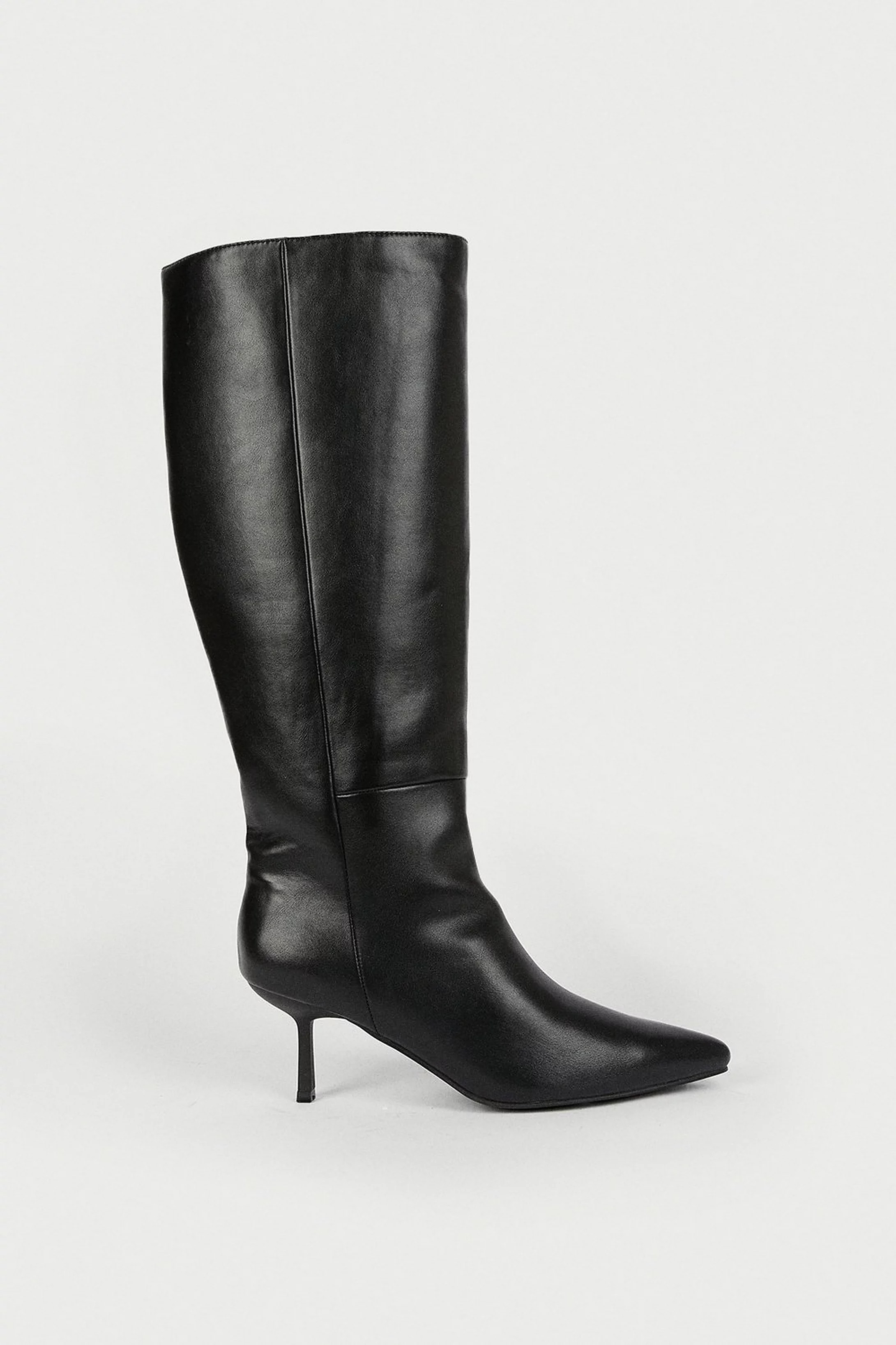 Low Heel Slouch Knee High Boot | Warehouse UK & IE