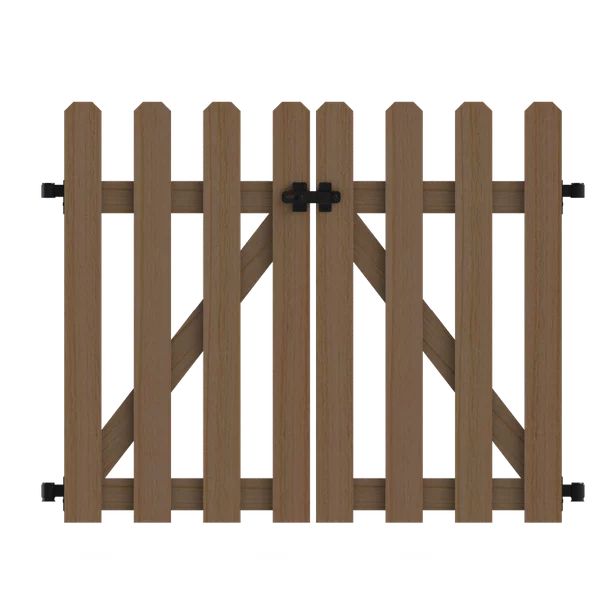 Yardlink Cedar Wood Fence Gate, 34 inch H x 42-2/3 inch W | Walmart (US)