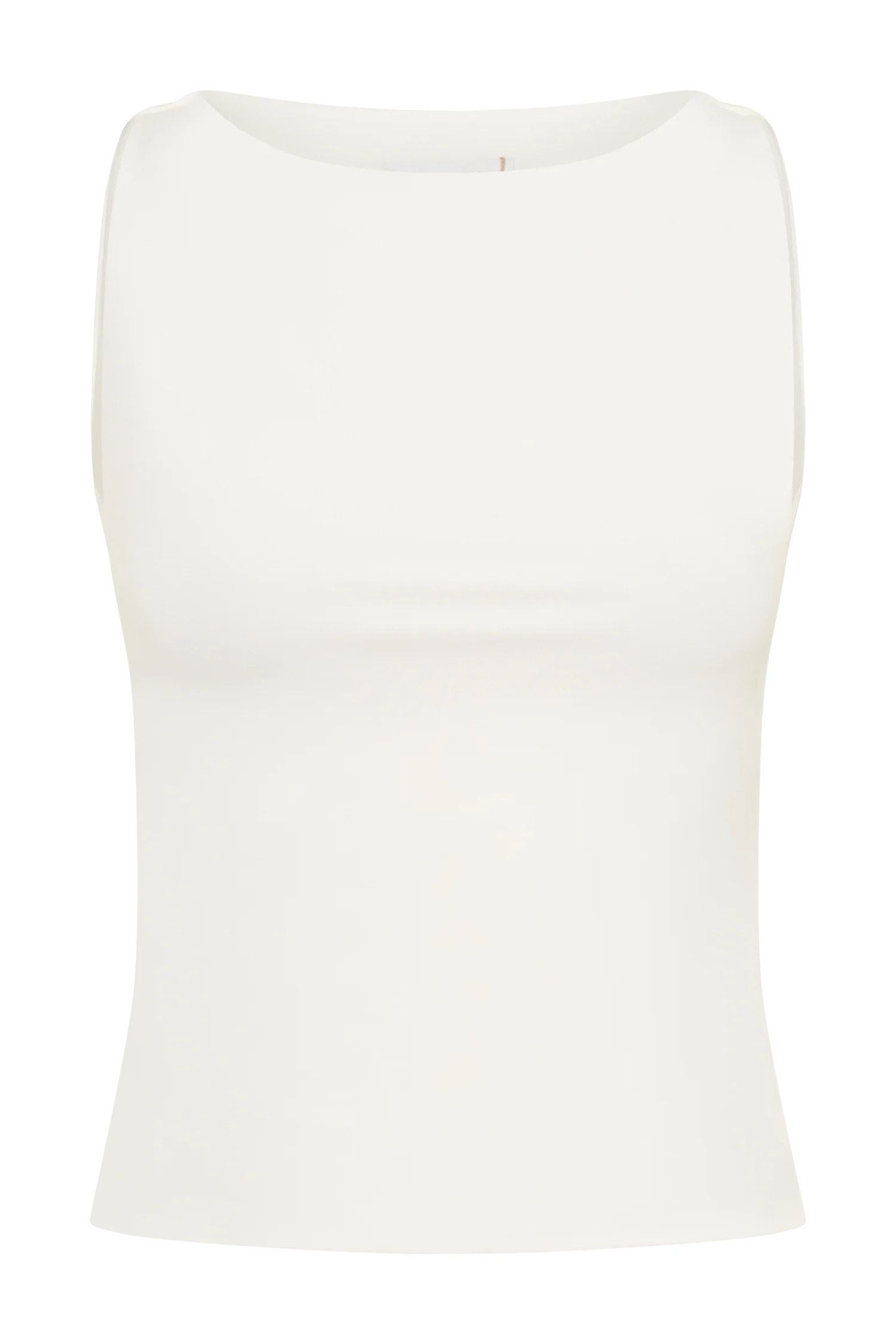 Nicolette Sleeveless Tank Top - White | MESHKI US