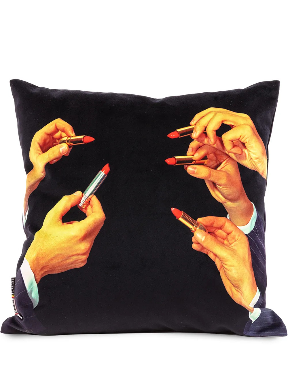 Seletti Lipstick Feather Cushion - Farfetch | Farfetch Global