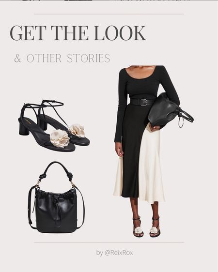 Satin midi dress. Black and white. Flutter sleeves. Under £100. Point-Toe Pumps. Black kitten heels. Black leather Clutch Bag.
Gift guide for her, affordable look, luxurious, elegant workwear, office, date night out, chic look. Effortless fashionable. & other stories outfit idea.

#LTKwedding #LTKworkwear #LTKmodest