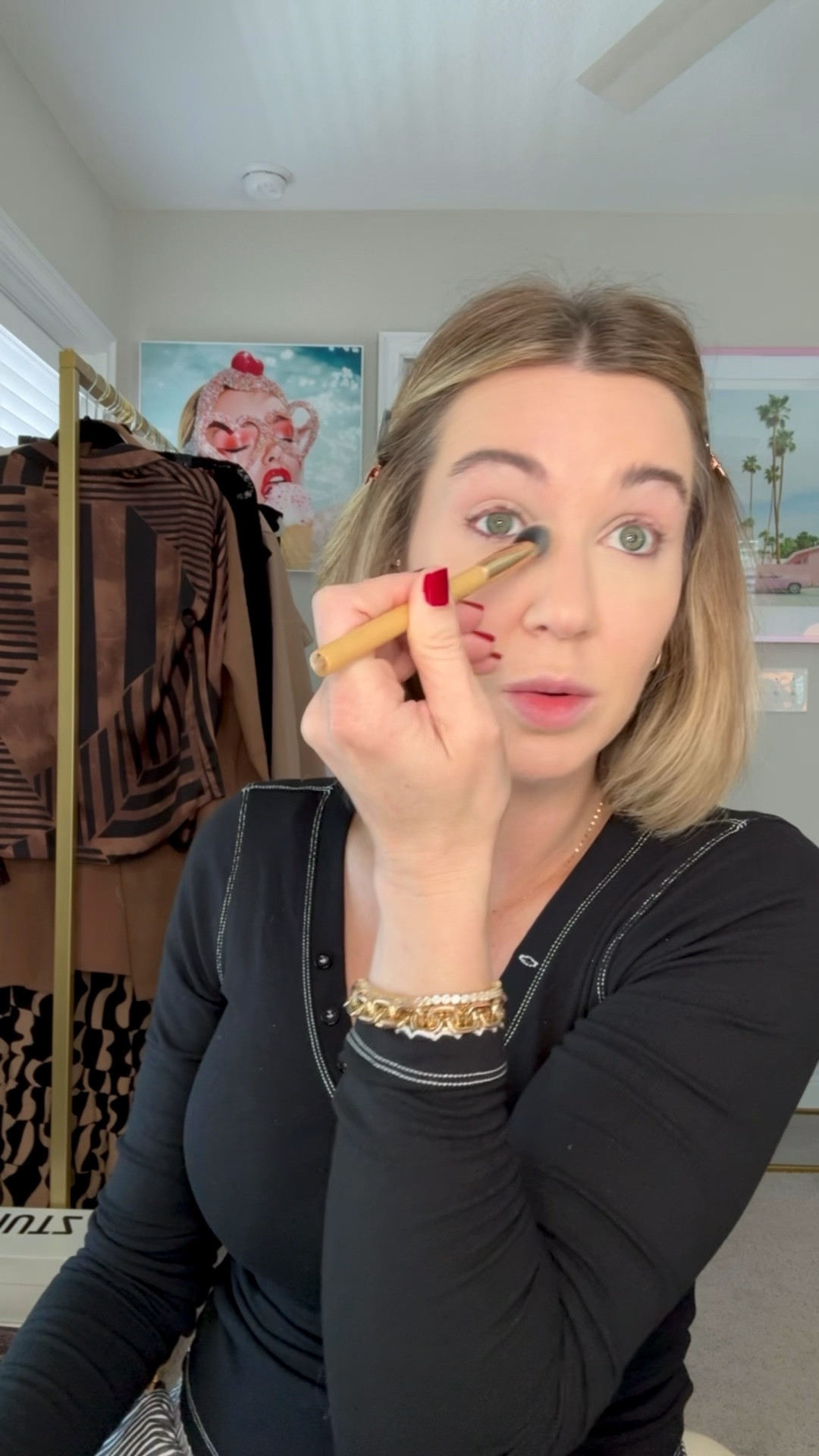 Undereye color corrector: fair
Foundation: 100 light neutral 
Concealer: bisque

#LTKBeauty #LTKSaleAlert