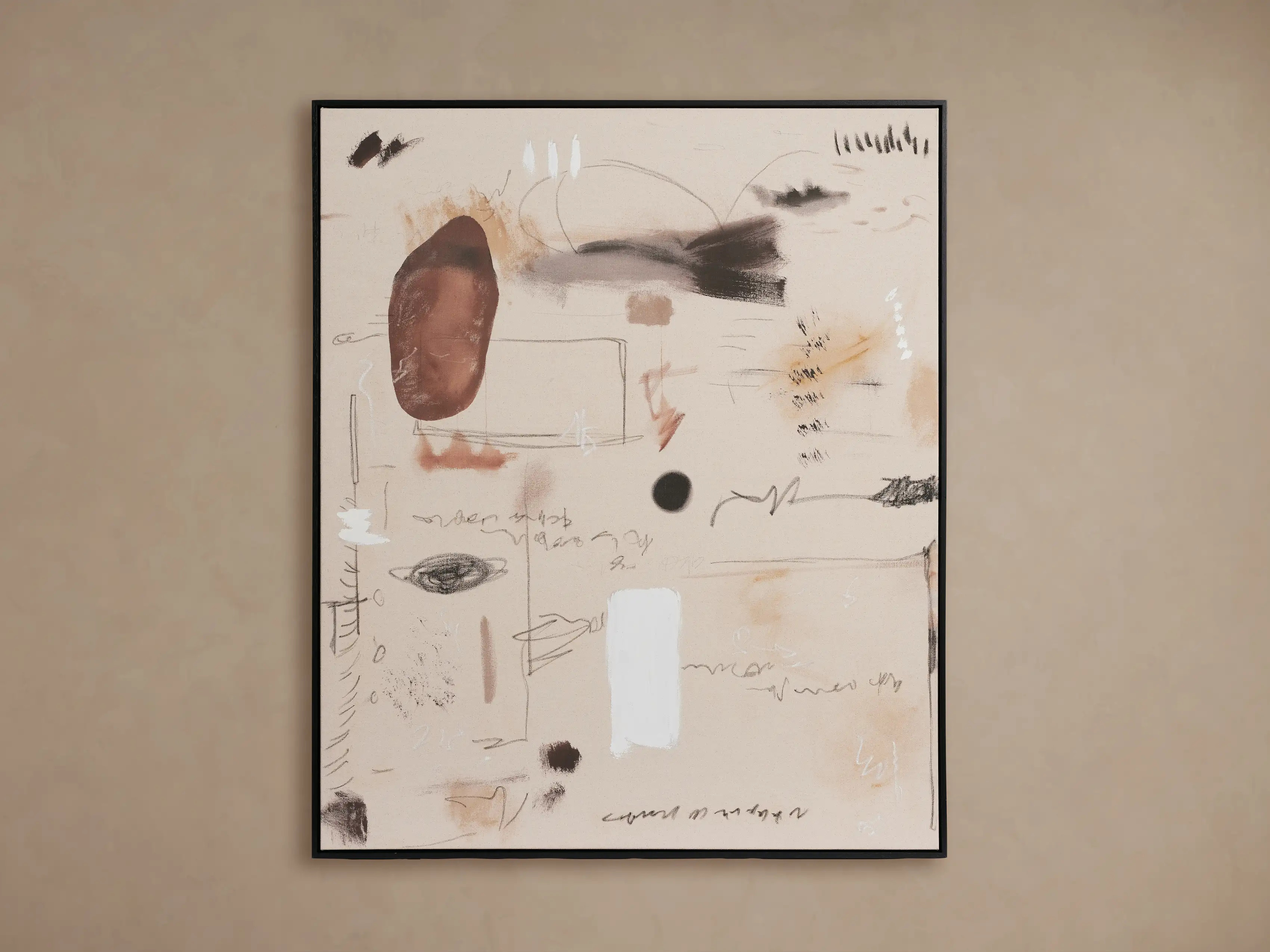 Rustic Chaos I Framed Print | Arhaus