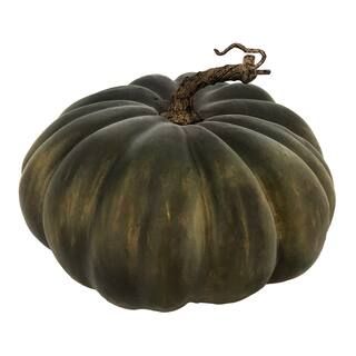 9.25" Dark Green Pumpkin Decoration by Ashland® | Michaels Stores