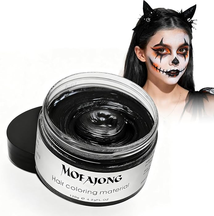 VOLLUCK Temporary Hair Clay Pomades 4.23 oz, Natural Hair Dye Material Disposable Hair Styling Cl... | Amazon (US)