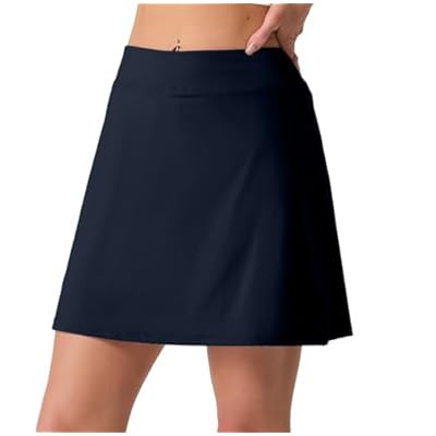 PrinStory Women's High Waisted Tennis Skirt 2 in 1 Athletic Skirt Quick Dry Pickl… | Amazon (US)