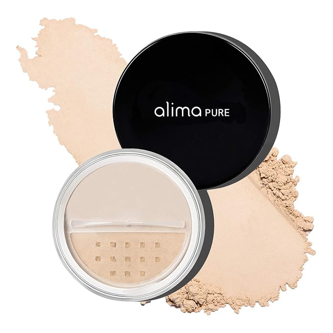 Alima Pure Matte Foundation Loose Mineral Powder Foundation Makeup, Loose Powder Makeup Oil Free ... | Amazon (US)