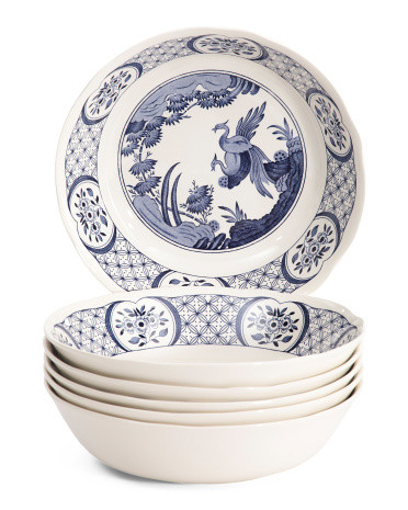 6pk Phoenix Scallop Pasta Bowls | TJ Maxx