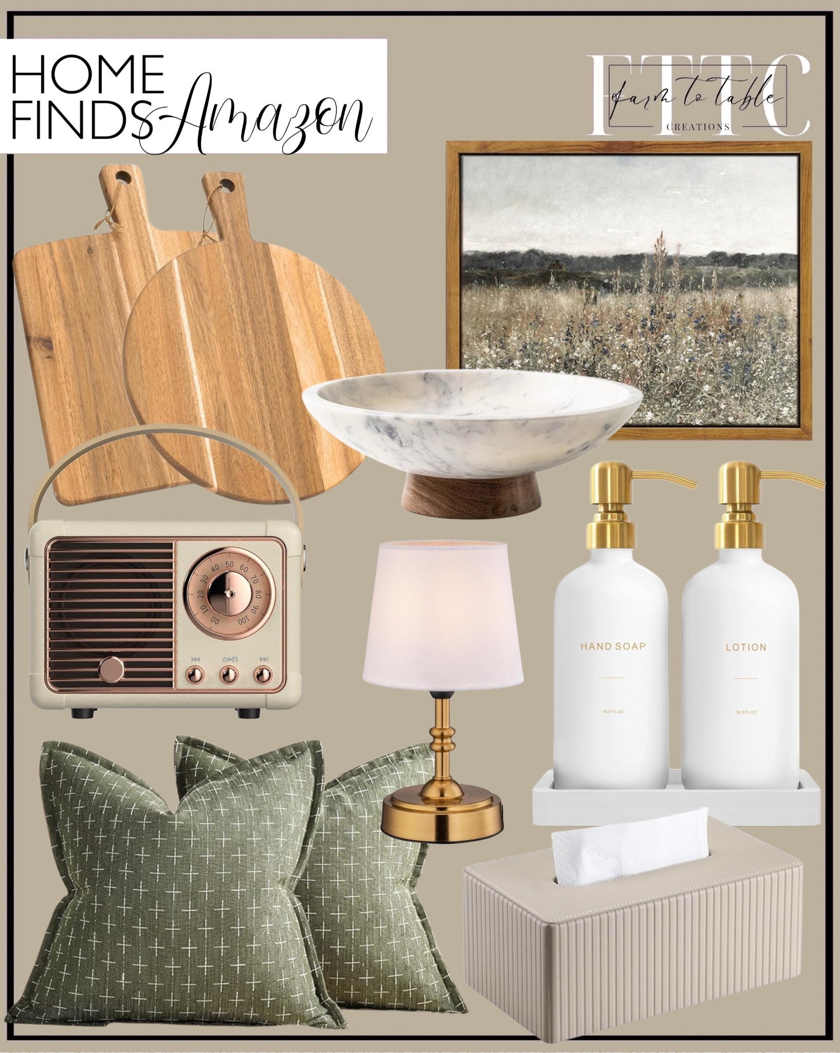 Amazon Home Finds You’ll Want in Every Room

Follow @farmtotablecreations on Instagram for more home inspiration 🤍

These Amazon finds combine warm wood tones, soft textures, and elevated details to instantly make any space feel more styled and pulled together. Functional pieces that look just as good as they work.

#amazonhome #decor #pillows #kitchendecor #bathroomdecor

#LTKHome #LTKSaleAlert