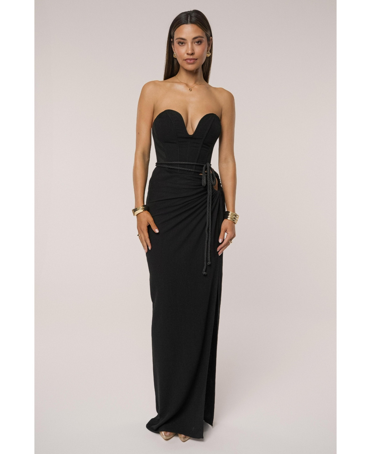 Jluxlabel Women's Destination Linen Skirt Set - Black | Macy's