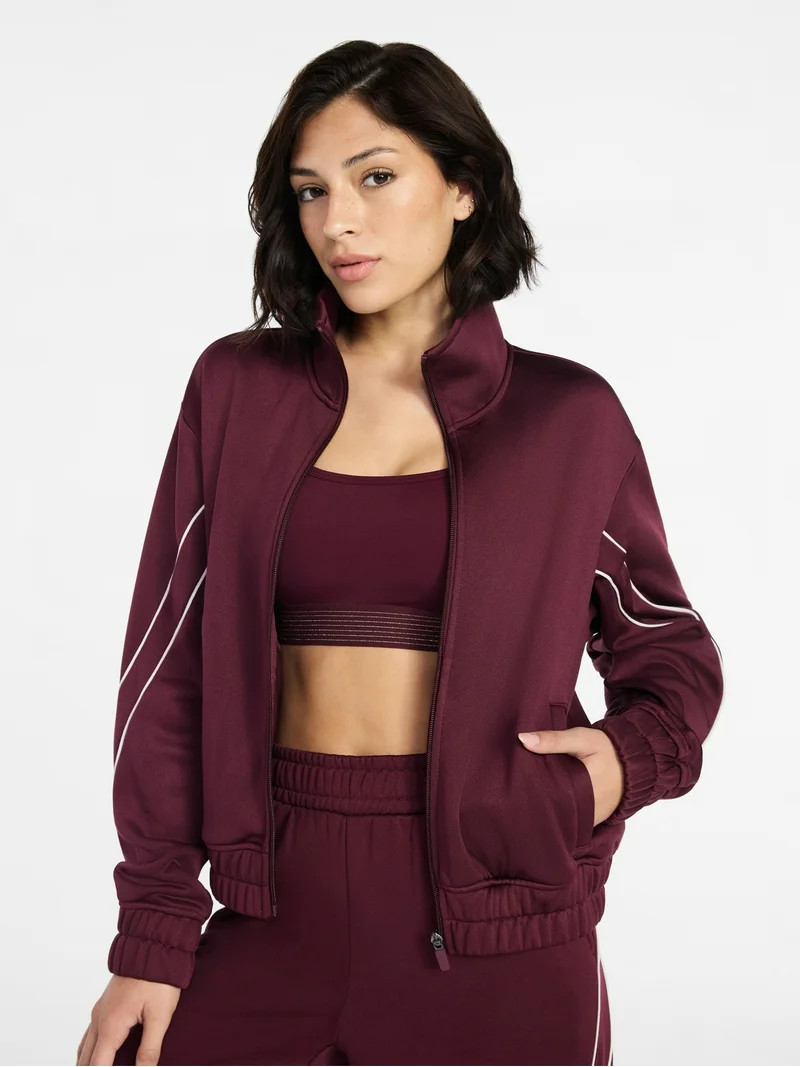 Avia Women's Midweight Track Jacket, Sizes XS-XXXL | Walmart (US)