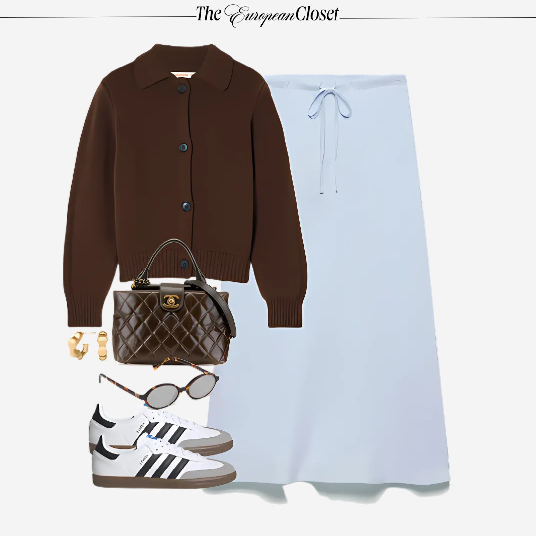 blue and brown outfit  

 #LTKSpringSale #LTKU #LTKStyleTip