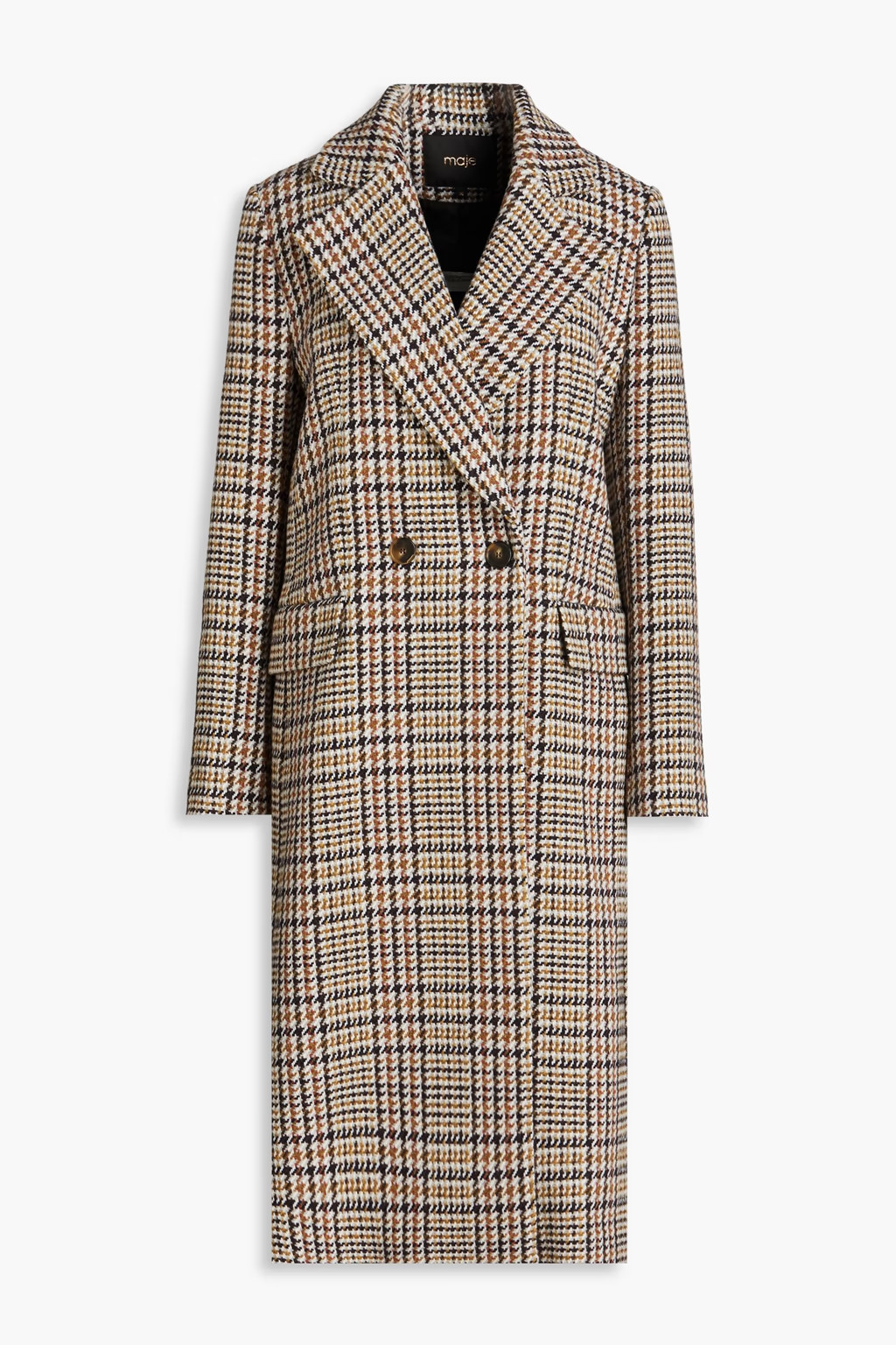 Wool-blend tweed coat | The Outnet (UK and Europe)