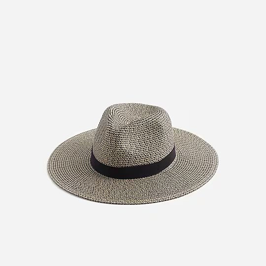 J.Crew: Marled Wide Brim Packable Hat For Women | J.Crew US