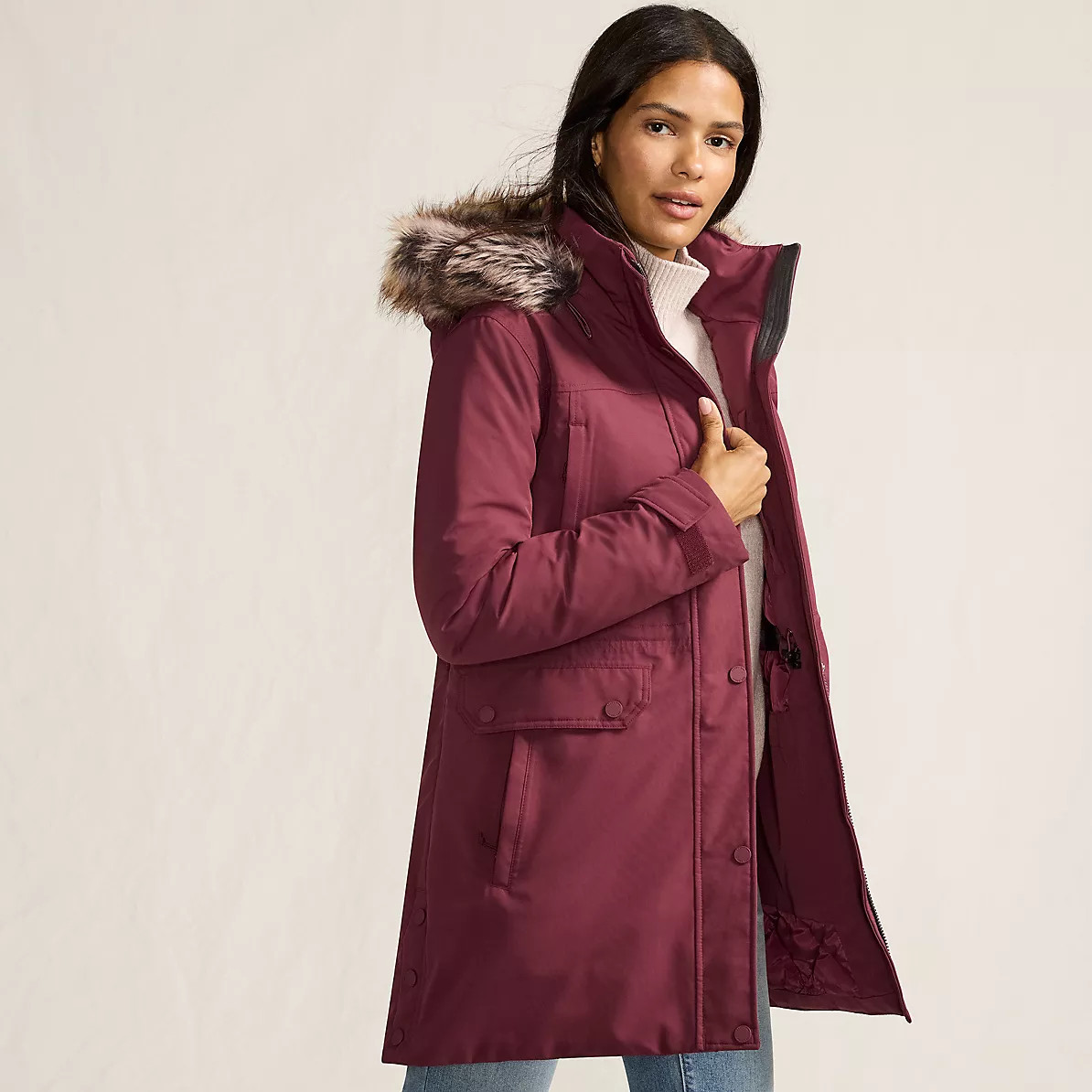 Women's Expedition Down Waterproof Winter Parka | Lands' End (US)