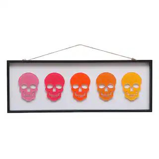 22" Pink & Orange Skull Wall Hanging by Ashland® | Michaels Stores