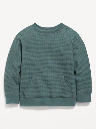 Raglan Waffle-Knit Top for Toddler Boys | Old Navy (US)