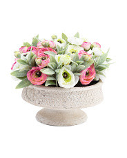 Outdoor Safe Faux Ranunculus Floral Arrangement | Home | Marshalls | Marshalls