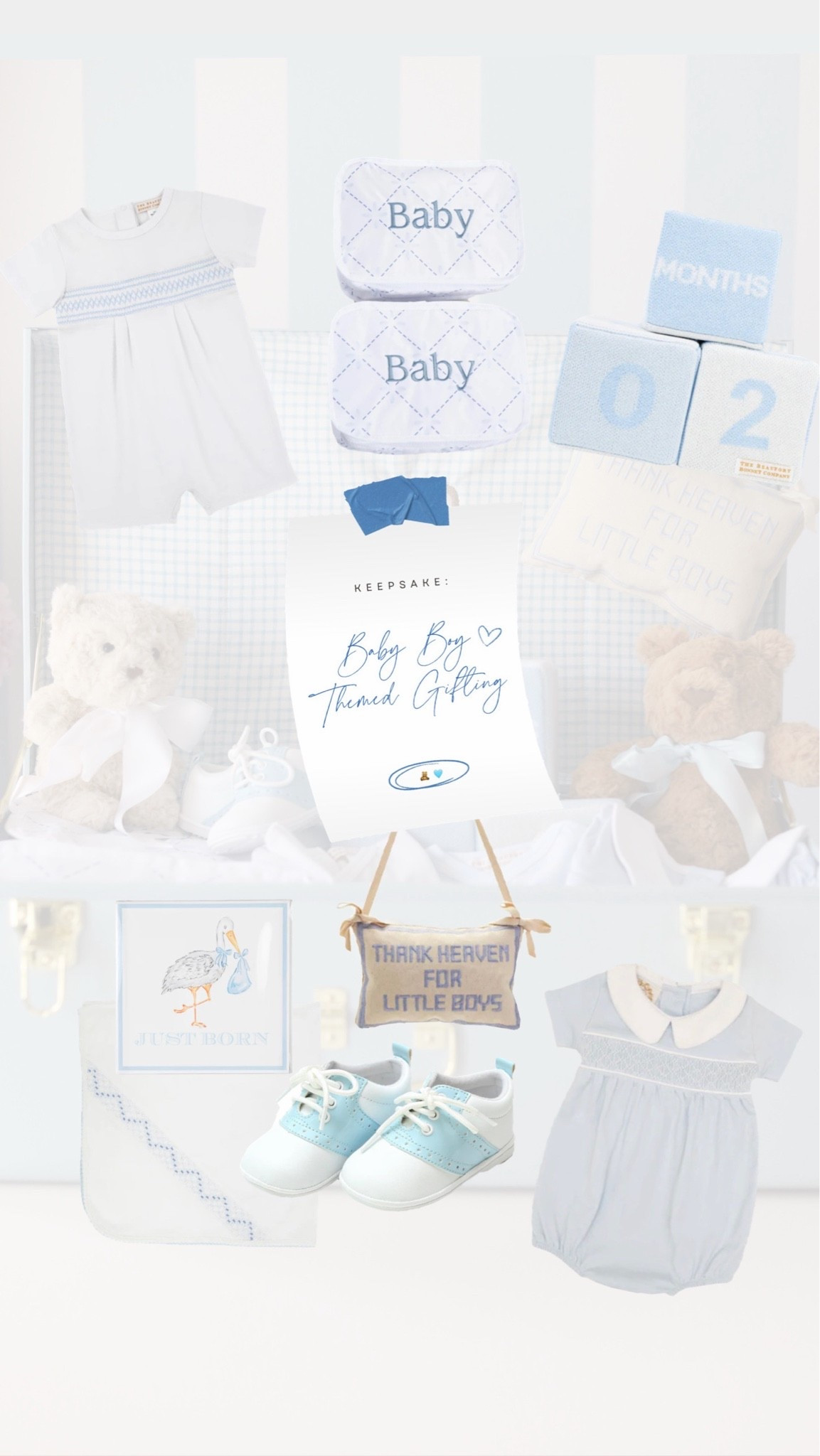 Little boy classic gifting in a keepsake trunk

#LTKBaby