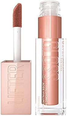 Maybelline Lifter Gloss, Hydrating Lip Gloss with Hyaluronic Acid, High Shine for Fuller Looking ... | Amazon (US)