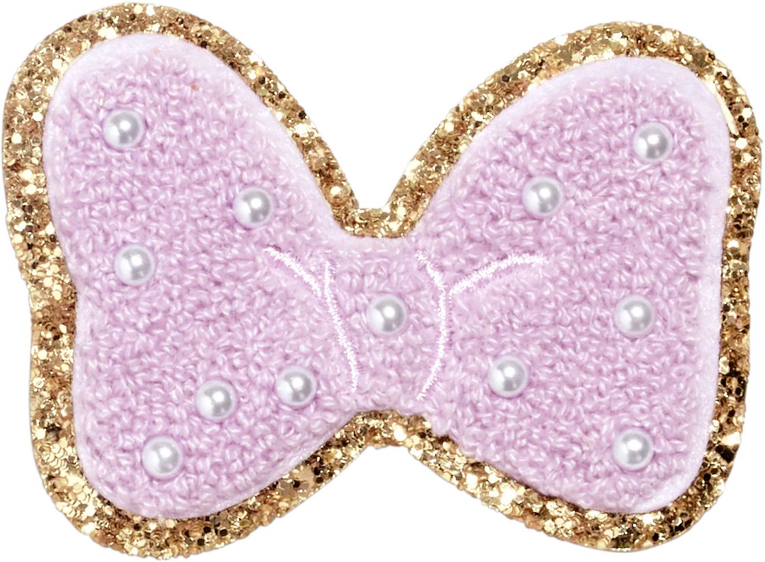Lilac Disney Minnie Mouse Pearl Bow Patch | Stoney Clover Lane