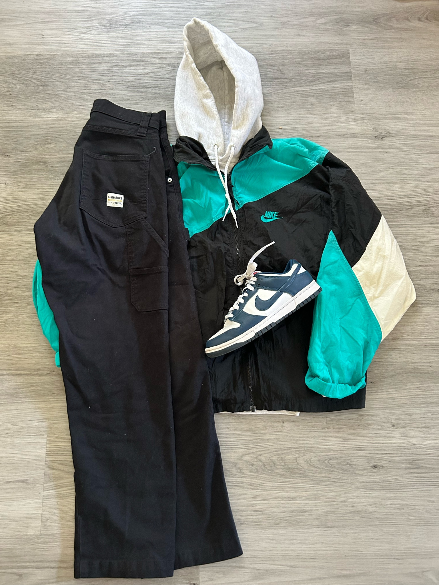 Vintage track jacket with carpenter pants. Great fit for running errands! 

#LTKmens #LTKstyletip #LTKworkwear