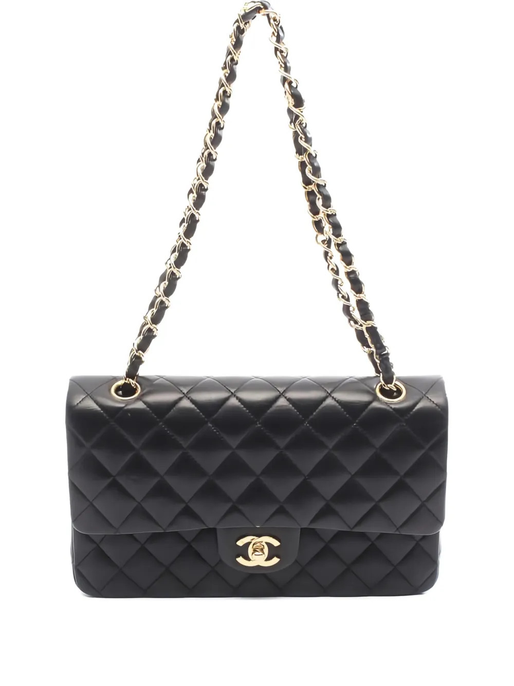 CHANEL Pre-Owned 2006-2008 matelasse flap chain shoulder bag - Black | Farfetch Global
