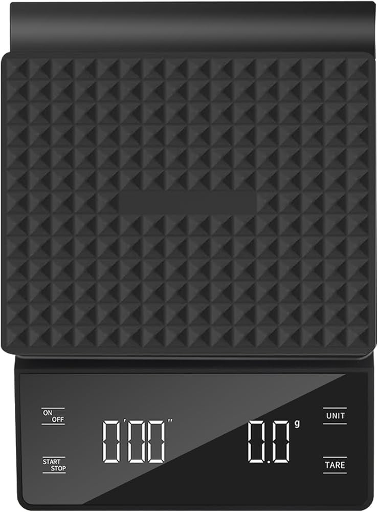 Digital Coffee Scale with Timer 3kg/0.1g High Precision Espresso Scale Tare Function for Pour Ove... | Amazon (US)