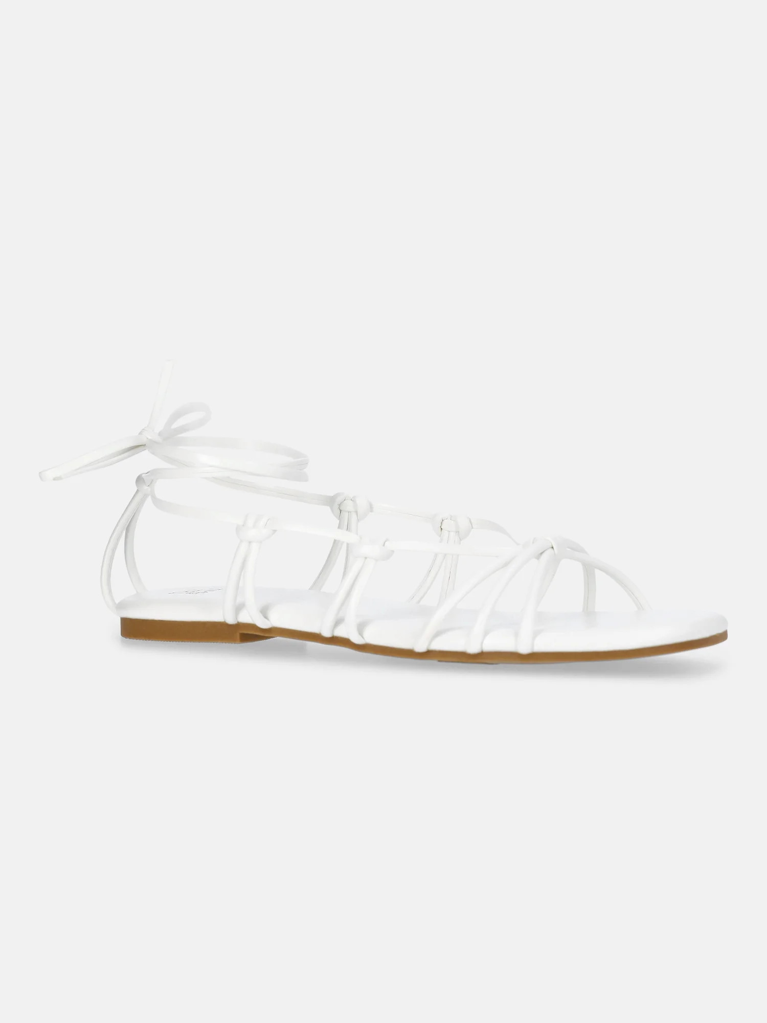 Time and Tru Women's Lace Up Sandals - Walmart.com | Walmart (US)