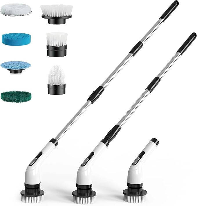 Electric Spin Scrubber for Cleaning Bathroom: Cordless Power Shower Scrubber - Electric Cleaning ... | Amazon (US)