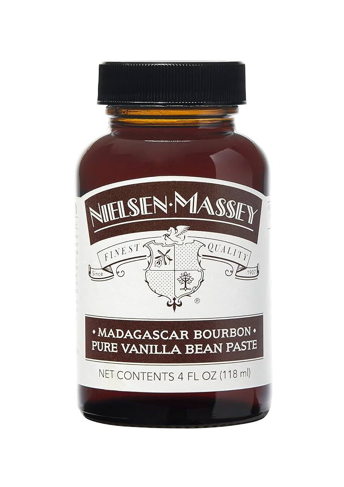 Nielsen-Massey Madagascar Bourbon Pure Vanilla Bean Paste for Baking and Cooking, 4 Ounce Bottle | Amazon (US)