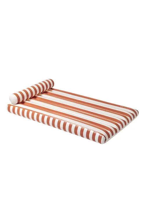 Sunnylife Luxe Lilo Inflatable Pool Float in Orange at Nordstrom | Nordstrom