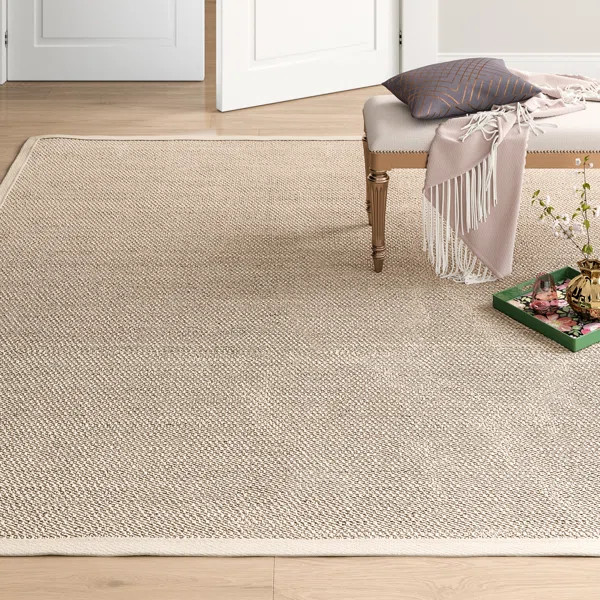 Rectangle 5' X 8' Tallowick Marble/Beige Area Rug | Wayfair North America