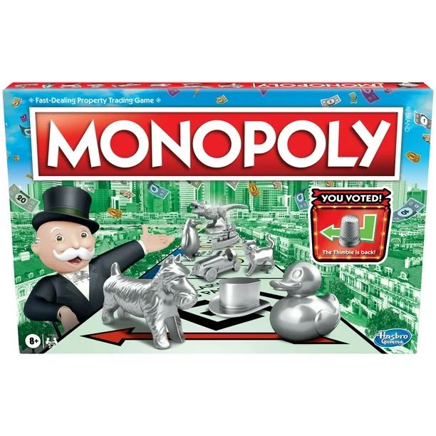 Monopoly Board Game, Family Board Game for 2 to 6 Players - Walmart.com | Walmart (US)
