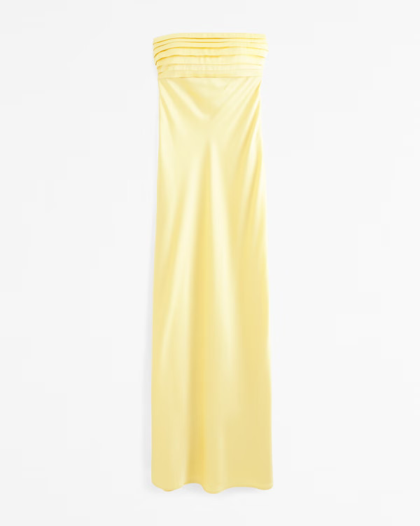 Women's The A&F Emerson Strapless Slim Maxi Dress | Women's The A&F Wedding Shop | Abercrombie.co... | Abercrombie & Fitch (US)