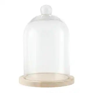 9" Cloche with Wood Base by Ashland® | Michaels Stores