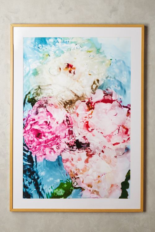 Abstract Floral No. 5 Wall Art | Anthropologie (US)