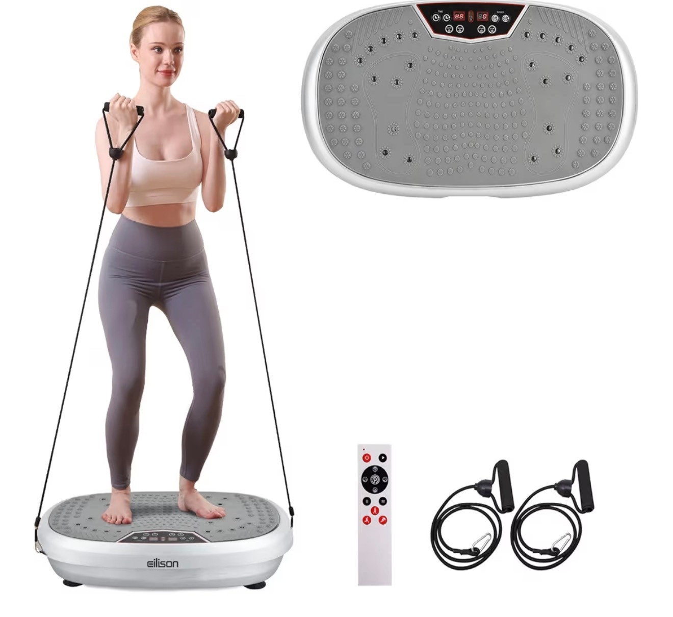 The vibration Plate is worth all the hype 



#LTKActive #LTKmomlife #LTKfitnessgoals
