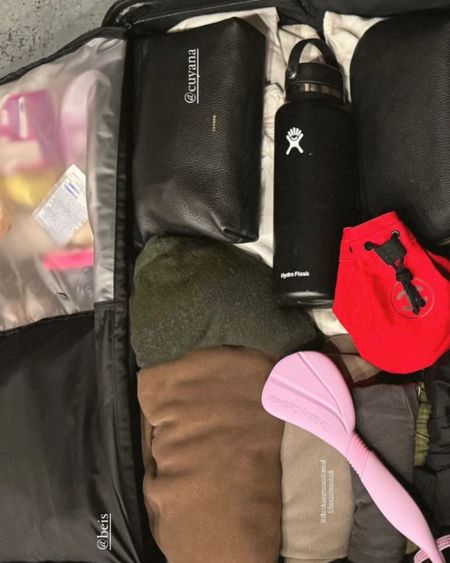 A peek inside my suitcase