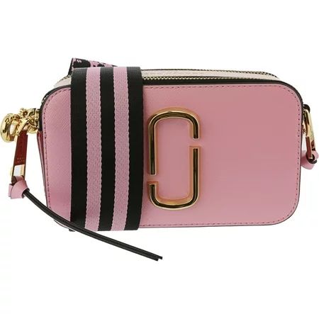 Marc Jacobs Snapshot Leather Shoulder Bag - Powder Pink Multi | Walmart (US)