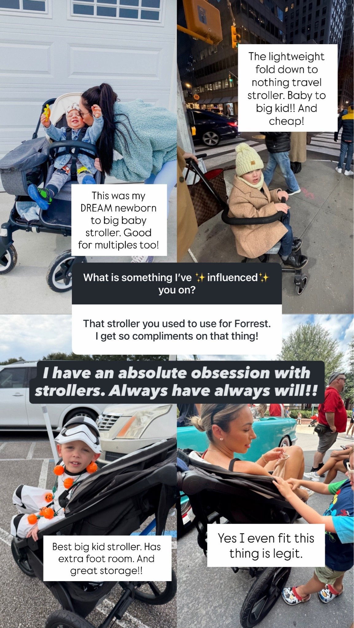 Best strollers. Strollers I highly recommend. Ya’ll I have done an insane amount of research on strollers. Just love them!! Even tho I only have one kid lol. The travel one we bought last year for so cheap on Amazon. Used it for coats and bags. Not just kid! Comes with seat options for baby! My dream bugaboo. Best jogging stroller but for big kids at theme parks too!

#LTKdayinmylife #LTKmomlife #LTKTravel