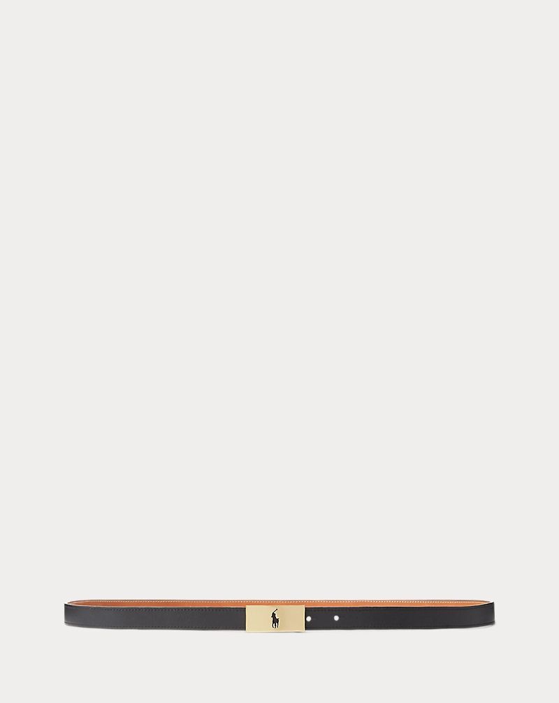 Polo ID Reversible Vachetta Leather Belt | Ralph Lauren (UK)