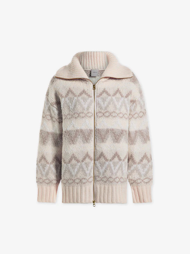 Brooke Fairisle Knit Jacket4 ReviewsStay stylishly warm in the oversized and plush Brooke Fair Is... | Varley US