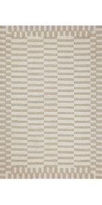 Loloi Chris Loves Julia Bradley Collection BRL-02 Ivory/Beige 3'-6" x 5'-6" Accent Rug | Amazon (US)