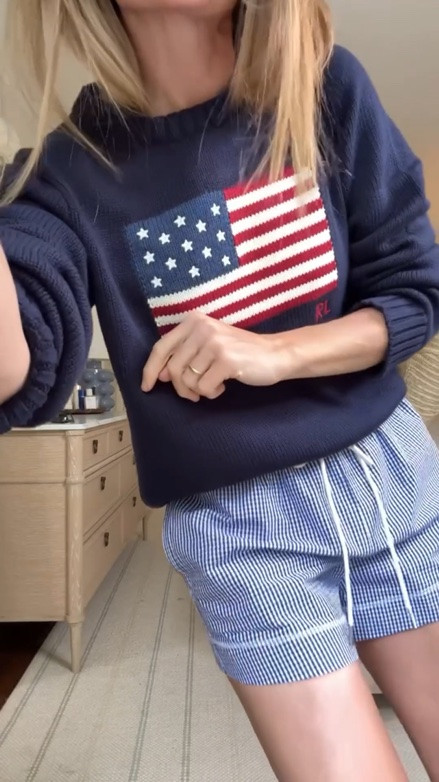 TUESDAY! ☕️ 

I love this Americana combo. Ralph Lauren and @J.Crew two of the most quintessential  American brands. These draw strong shorts are so good! And on sale for only $55 right now!

Sizing notes — shorts: sized down 1 to an XS, tee: sizes down 1 to an XS. Sweater (i'm wearing the RL one): sizes up 1 to a medium. Sandals: run tts in a 37. Bag is old Sezane, hoping they restock soon so I can link! 



#ootd #everydaystyle #outfitinspiration #classicstyle #summerstyle

#LTKSeasonal #LTKSaleAlert #LTKootd