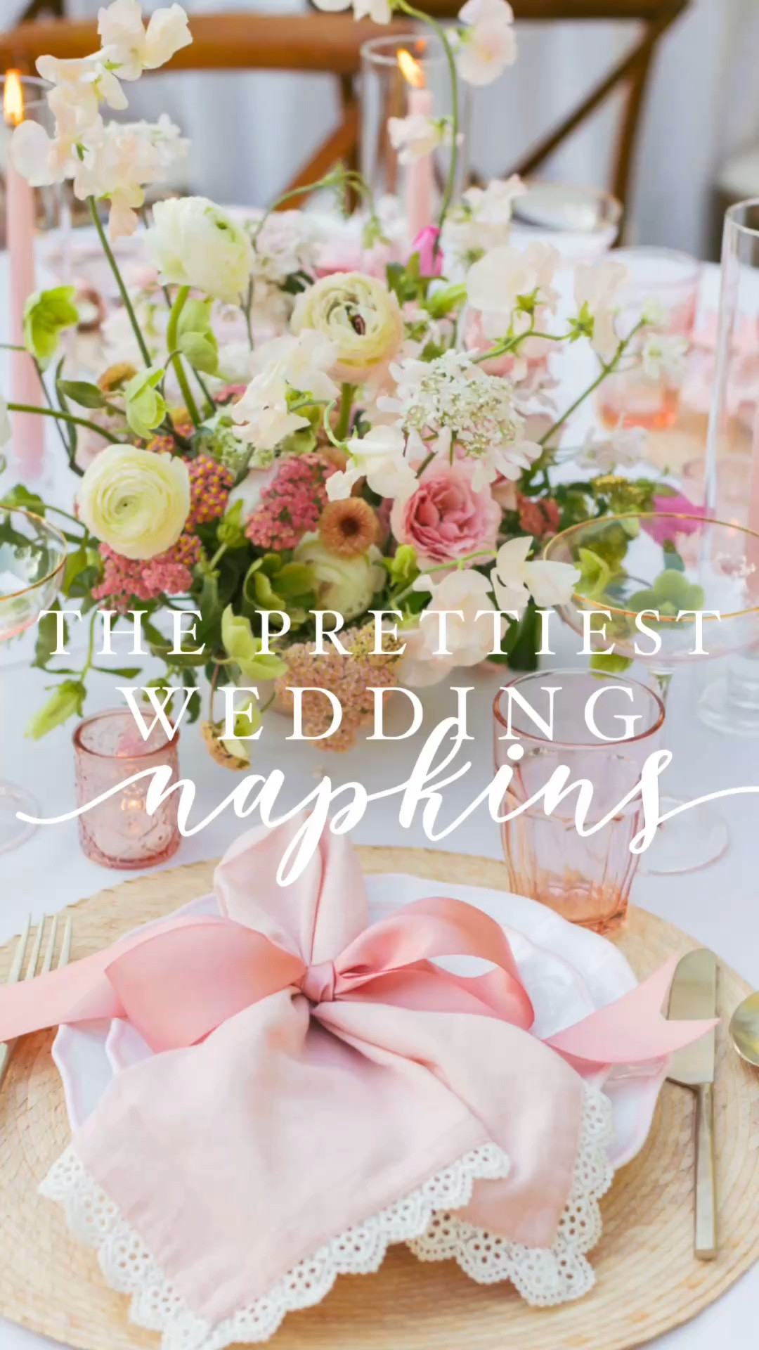 These wedding napkins are SO cute! They were the perfect touch for this darling pink wedding. 

Wedding Decor | Wedding Table | Table Setting | Napkins | Pink Wedding | Pink Table | Pink Napkins | Thanksgiving Table | Table Decor 

 #LTKWedding #LTKSaleAlert #LTKHome