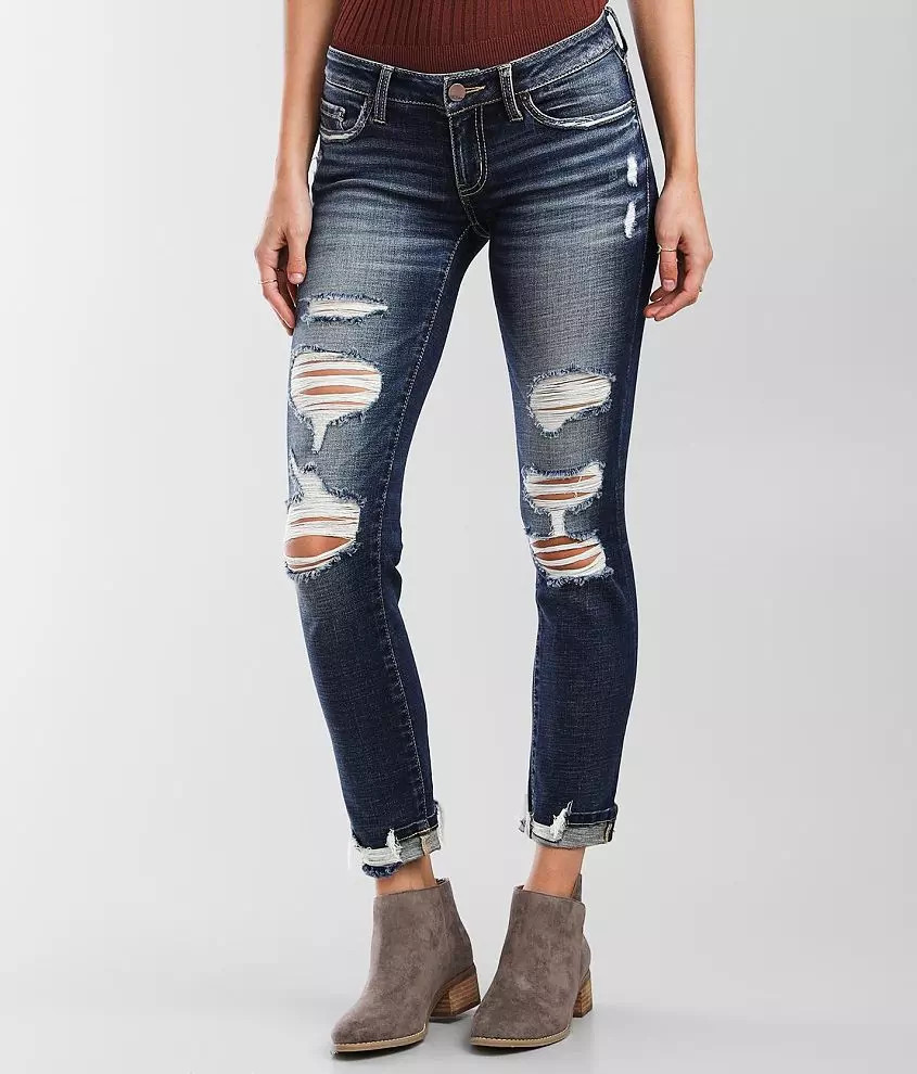 Stella Ankle Straight Cuffed Stretch Jean | Buckle