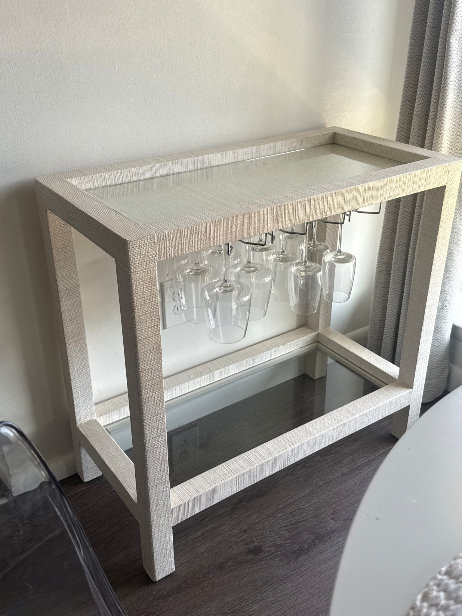 Coastal Bar Cart - Pottery Barn

Cape Cod, Nantucket Summer
New England 
Bar cart styling 
 Crate & Barrel Wine Glasses 

#LTKSeasonal #LTKHome #LTKSaleAlert