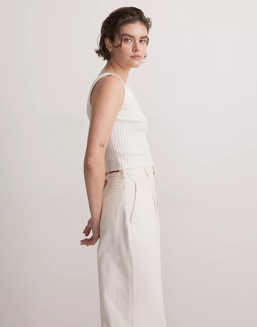 V-Neck Sweater Tank | Madewell