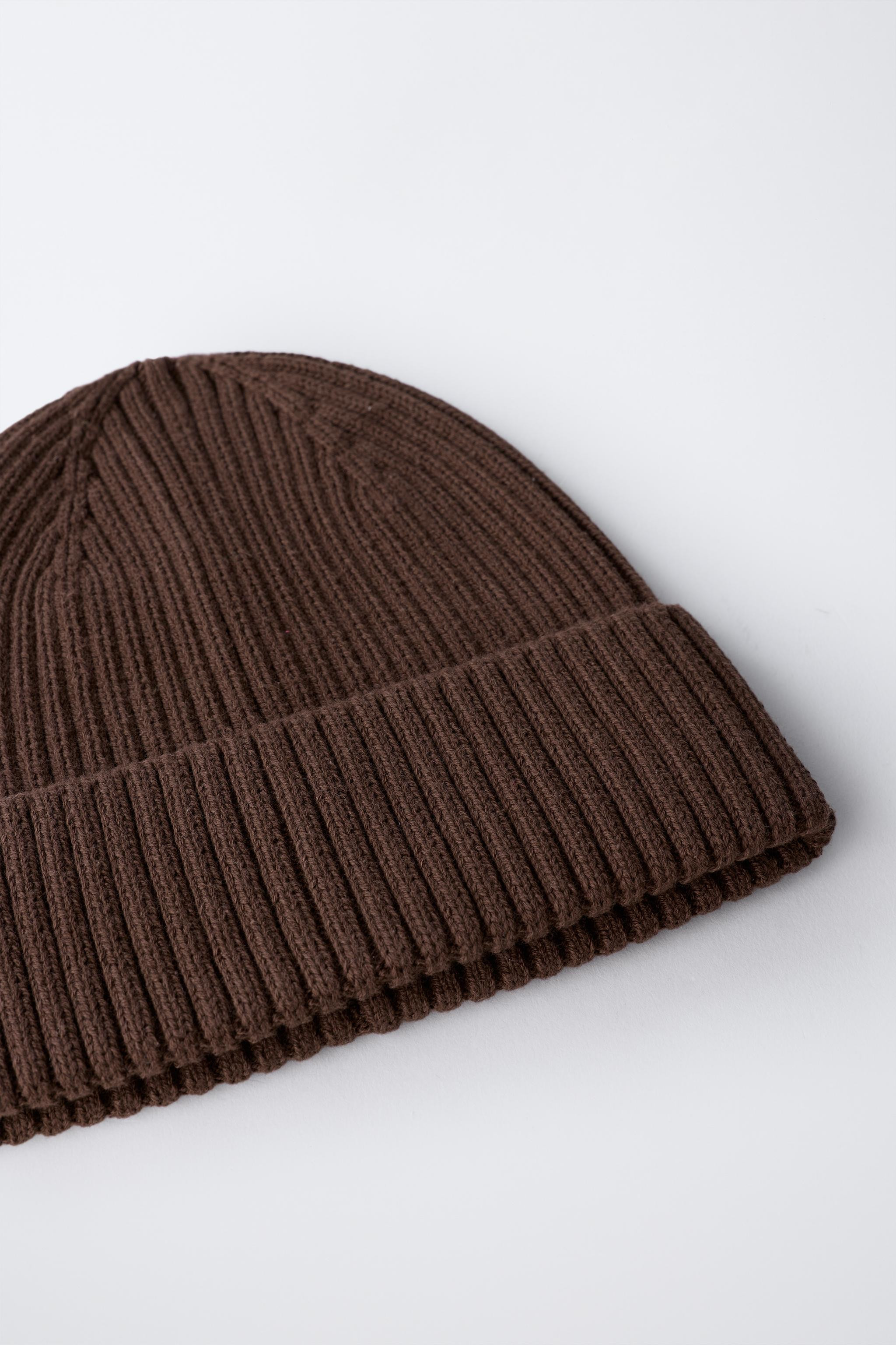 PLAIN KNIT HAT | Zara US
